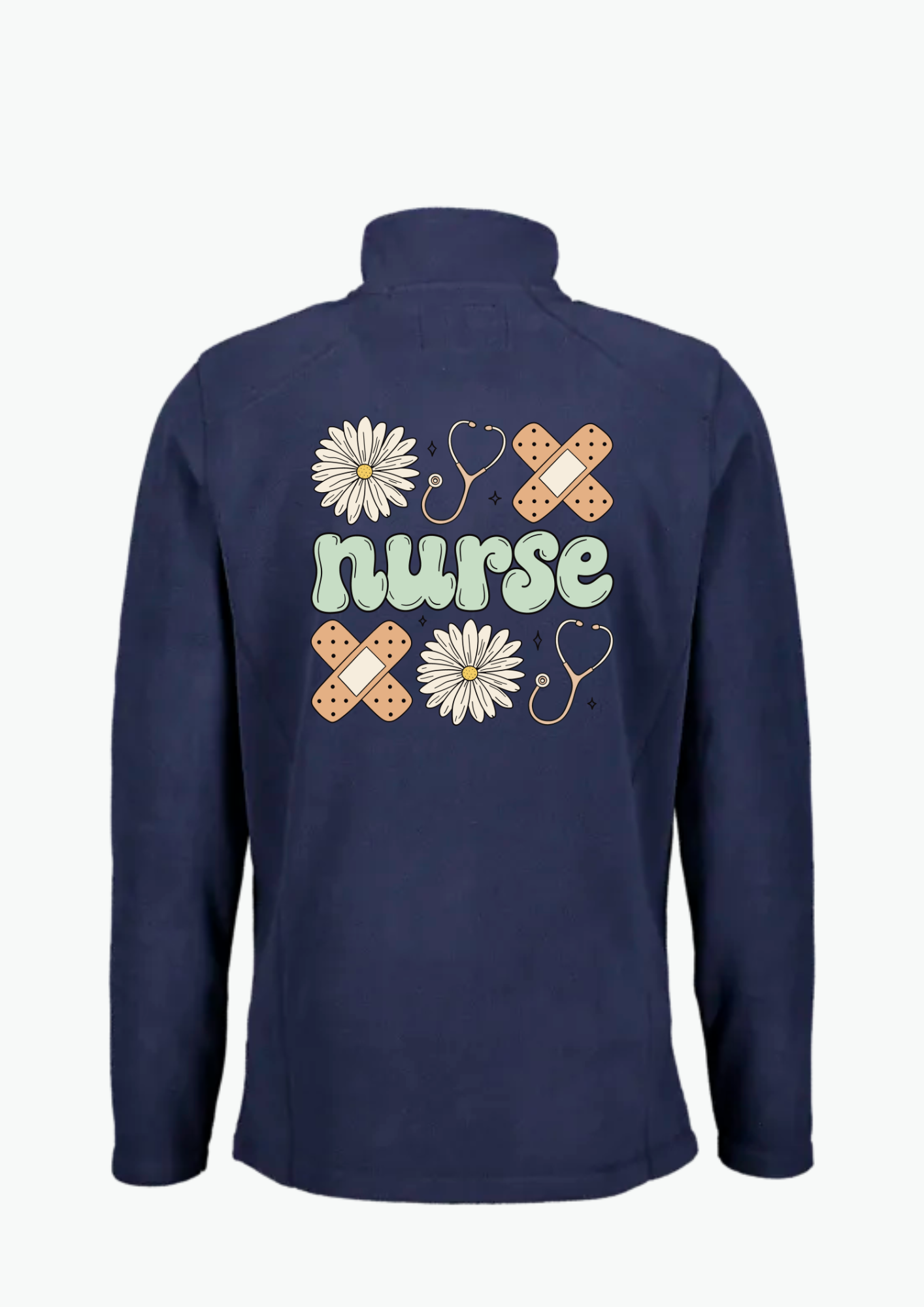 🌼 “Retro Nurse” – Bandage & Daisy Edition