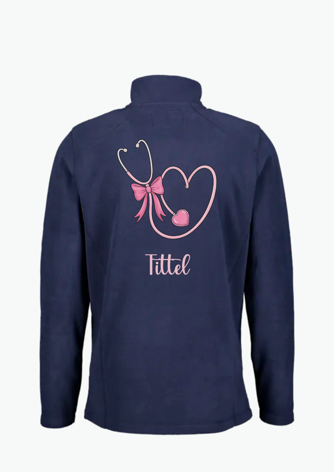 💗 Pink Heart – Fleecejakke