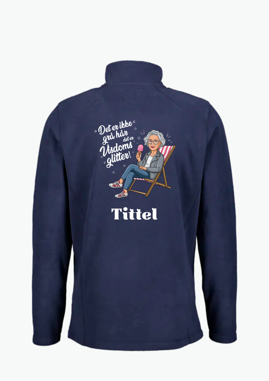 Visdomsglitter - Fleecejakke