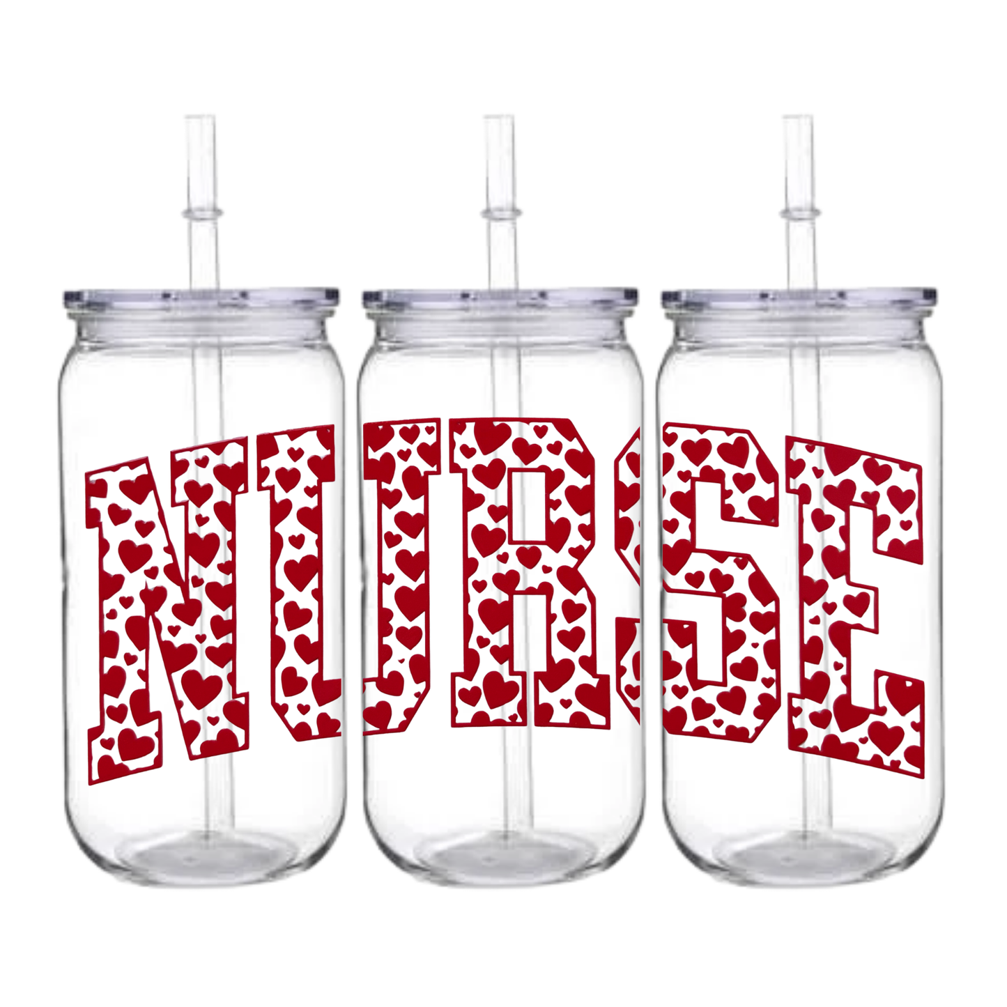 Just Hearts - Snowglobe tumbler