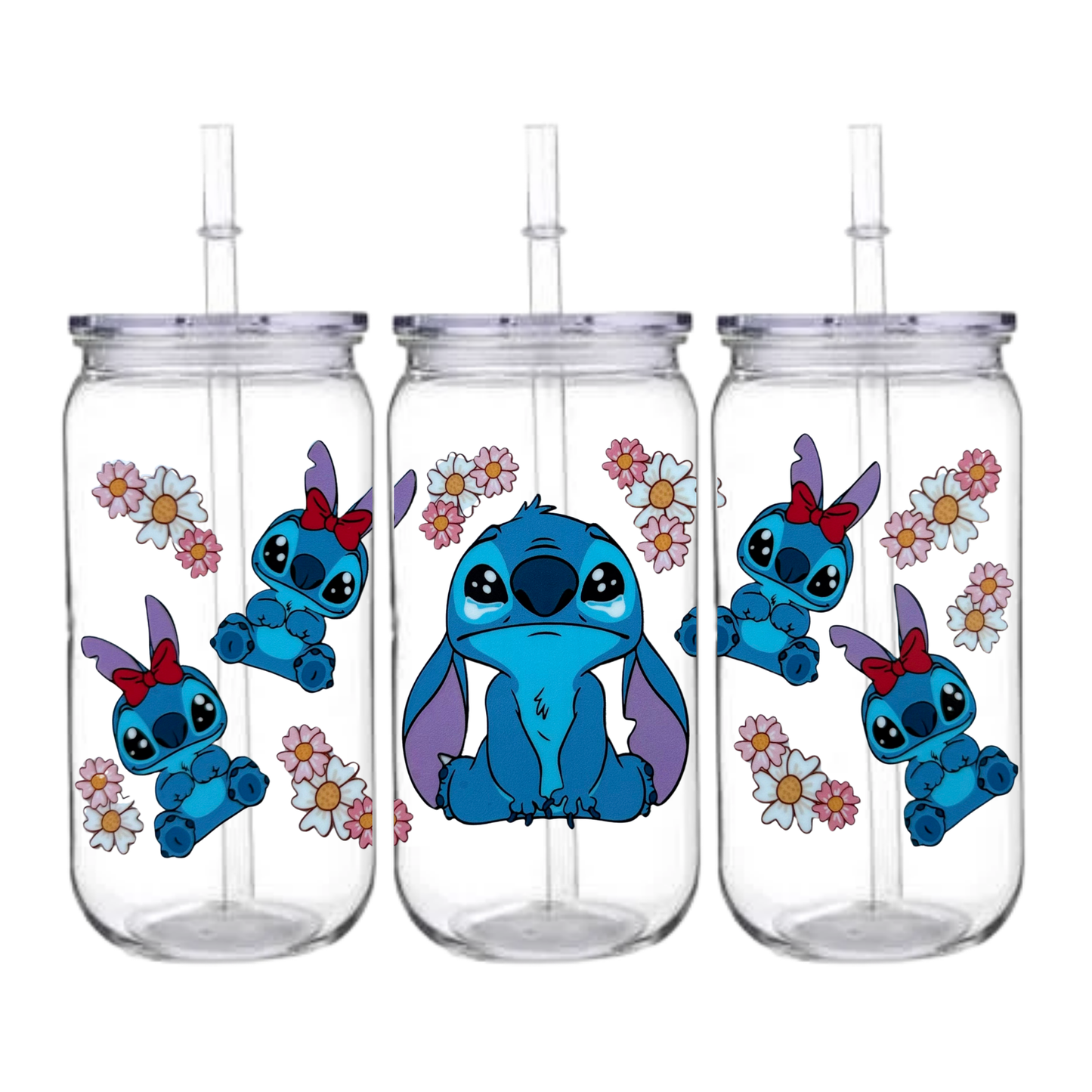 Weepy Stitch - Snowglobe tumbler