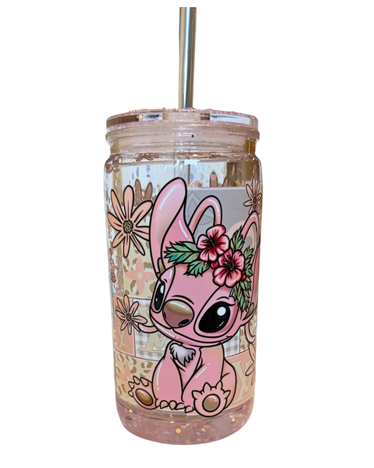 Angel - Snowglobe tumbler