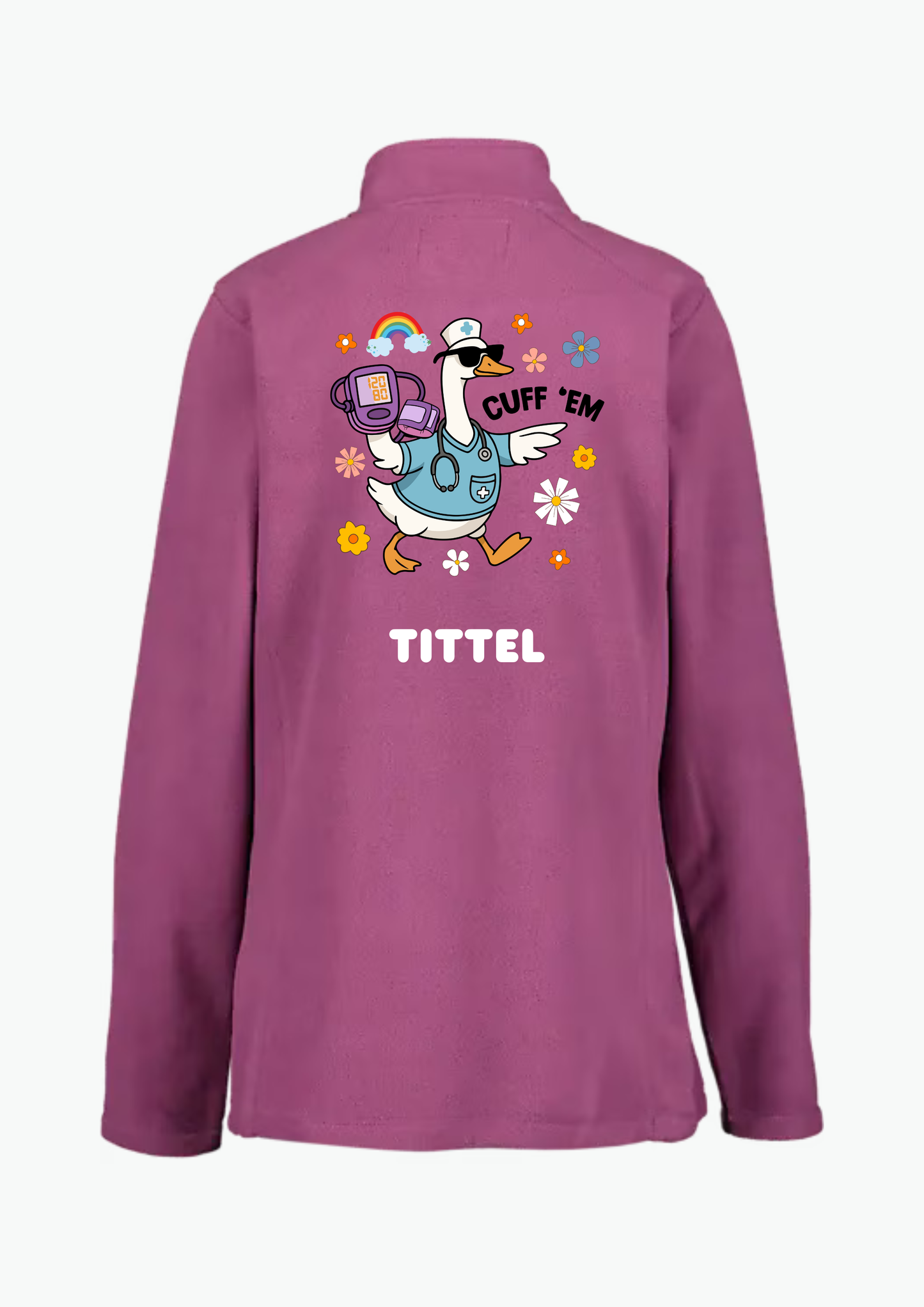 🦢 “Cuff ’Em” Fleecejakke