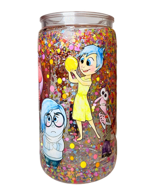 🌈 Inside Glow – Snowglobe Tumbler