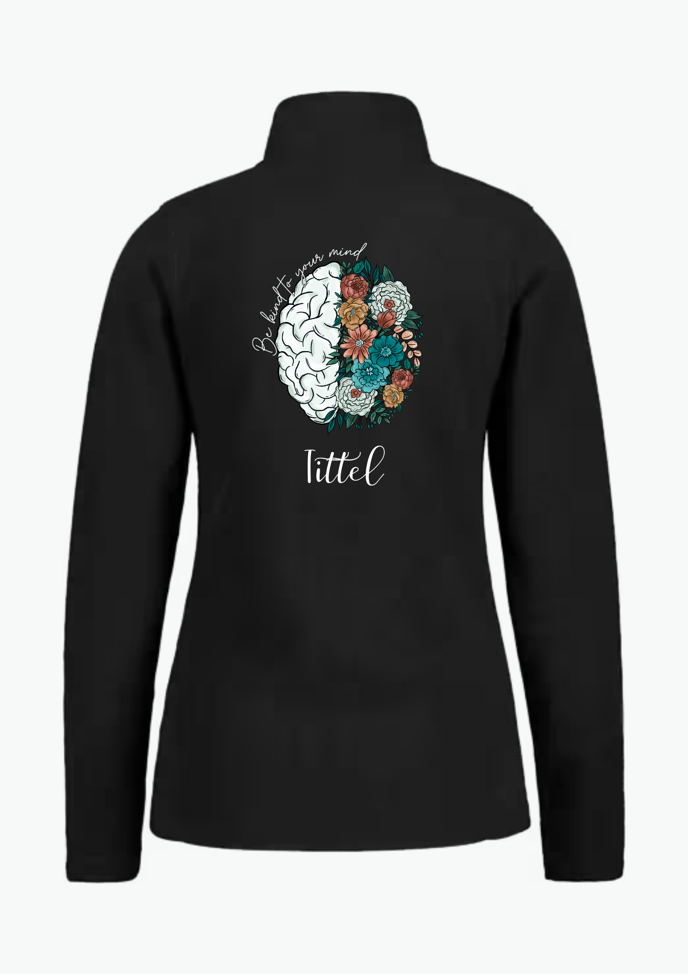 🧠 “Be Kind to Your Mind” Fleecejakke