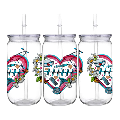 ❤️‍🔥 Heartbeat - Snowglobe Tumbler