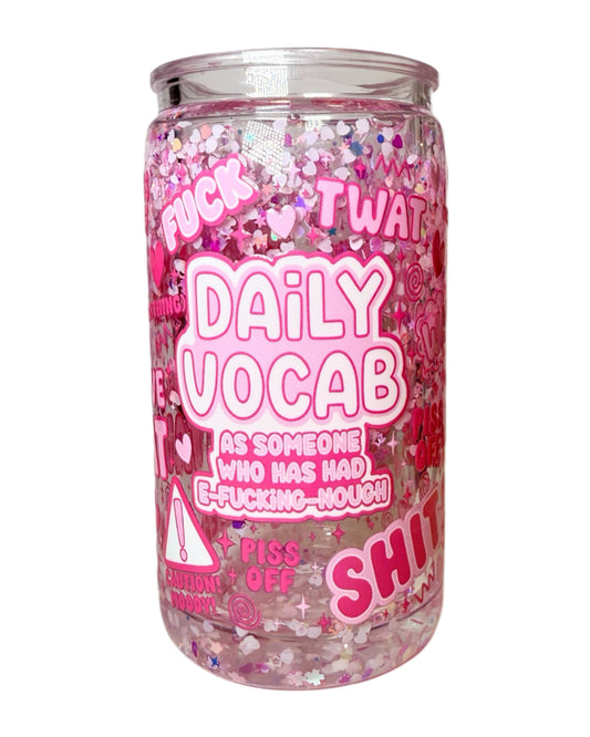 💫 Daily Vocab – Snowglobe Tumbler