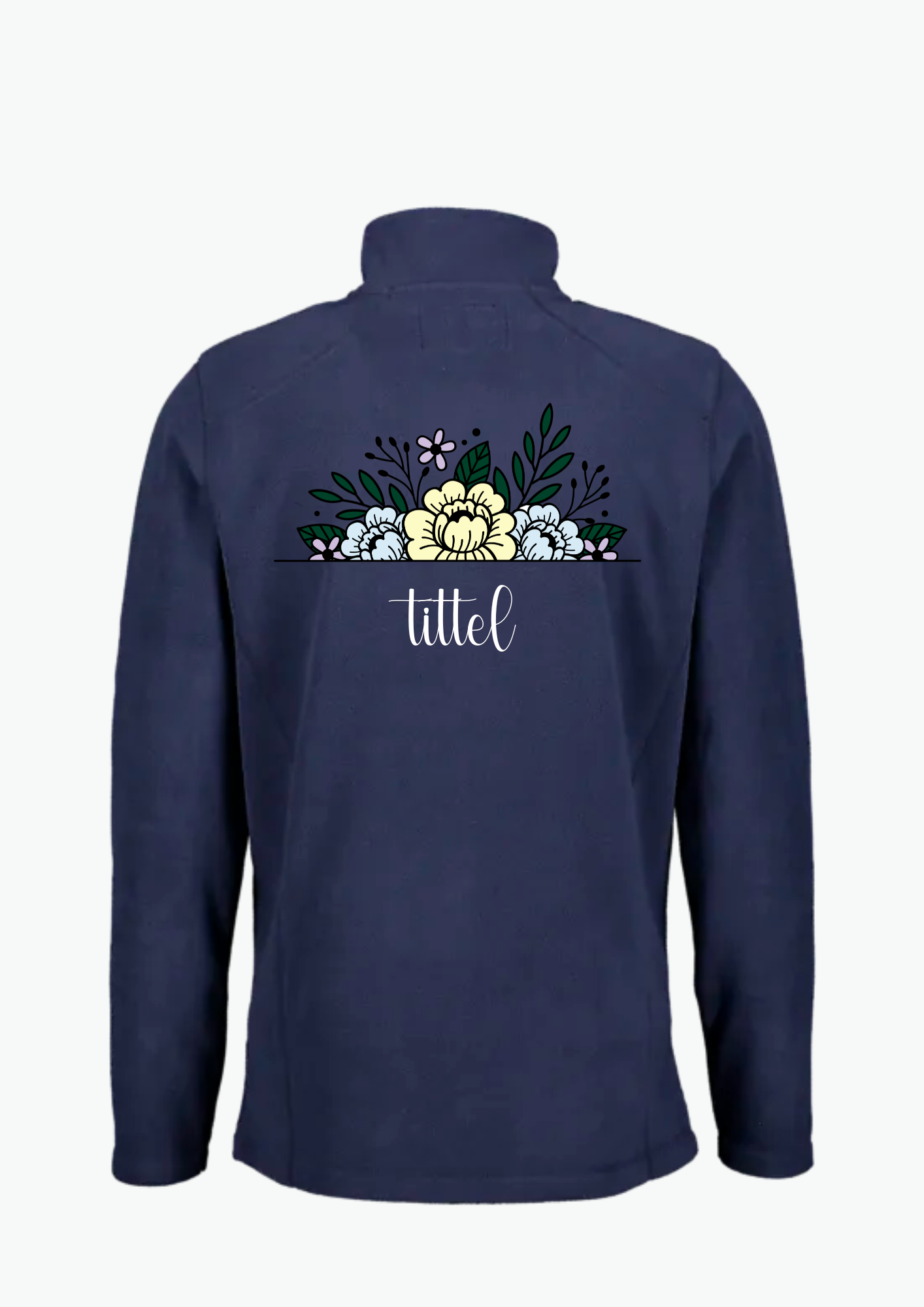 Half a flower - Fleecejakke