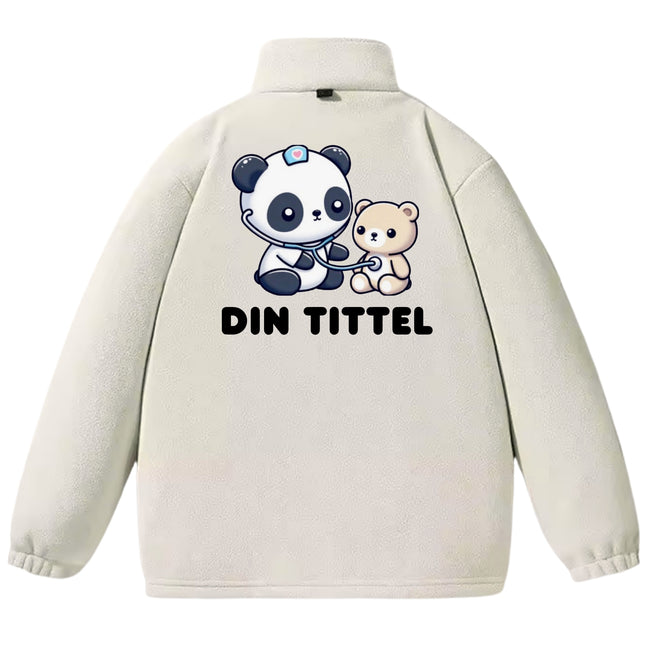 Sweet Panda - Fleecejakke med personlig design
