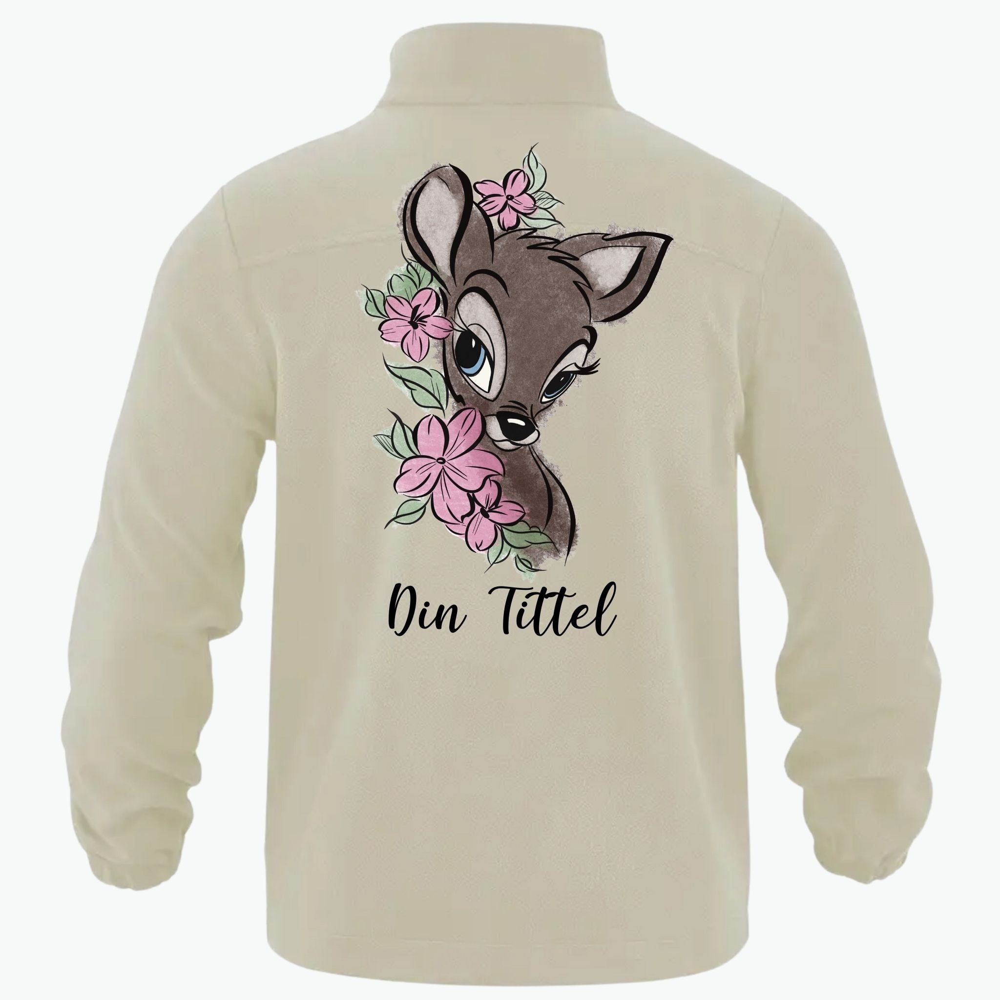 Bambi - Fleeecejakke med personlig trykk