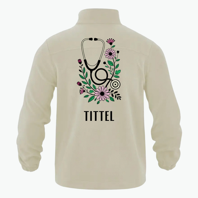🌸 Floral - Fleecejakke