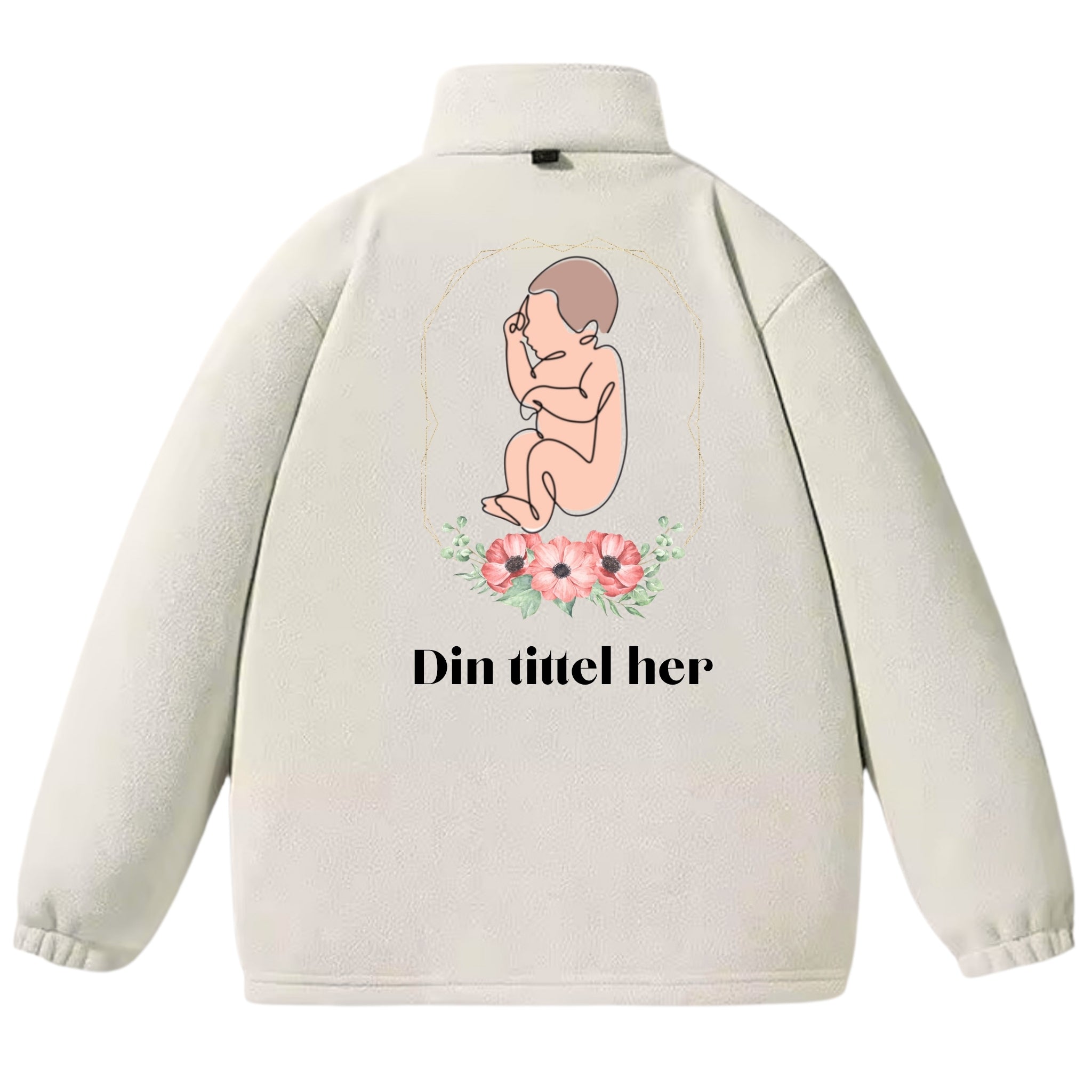 Sweet baby - Fleecejakke med personlig trykk