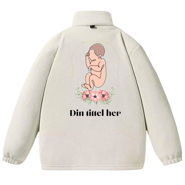 Sweet baby - Fleecejakke med personlig trykk