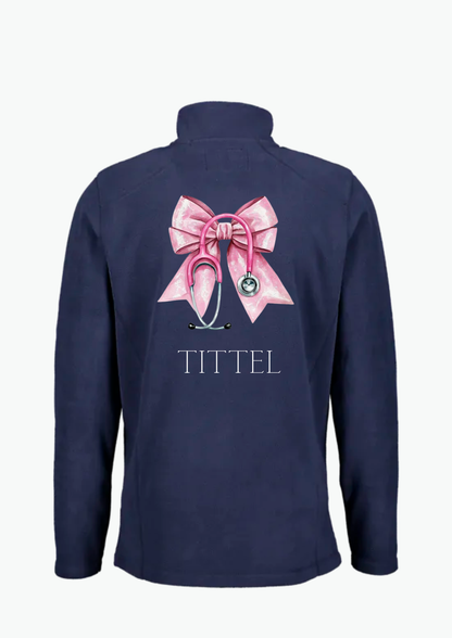 Pink Bow - Fleecejakke