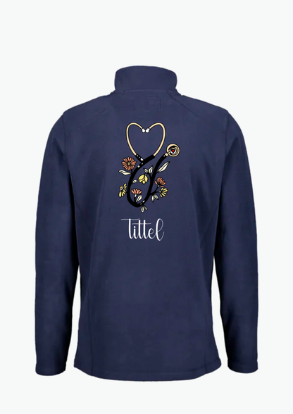 🌼 “Stetho Bloom” Fleecejakke