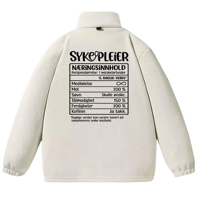 Sykepleier Nutrition - Fleecejakke