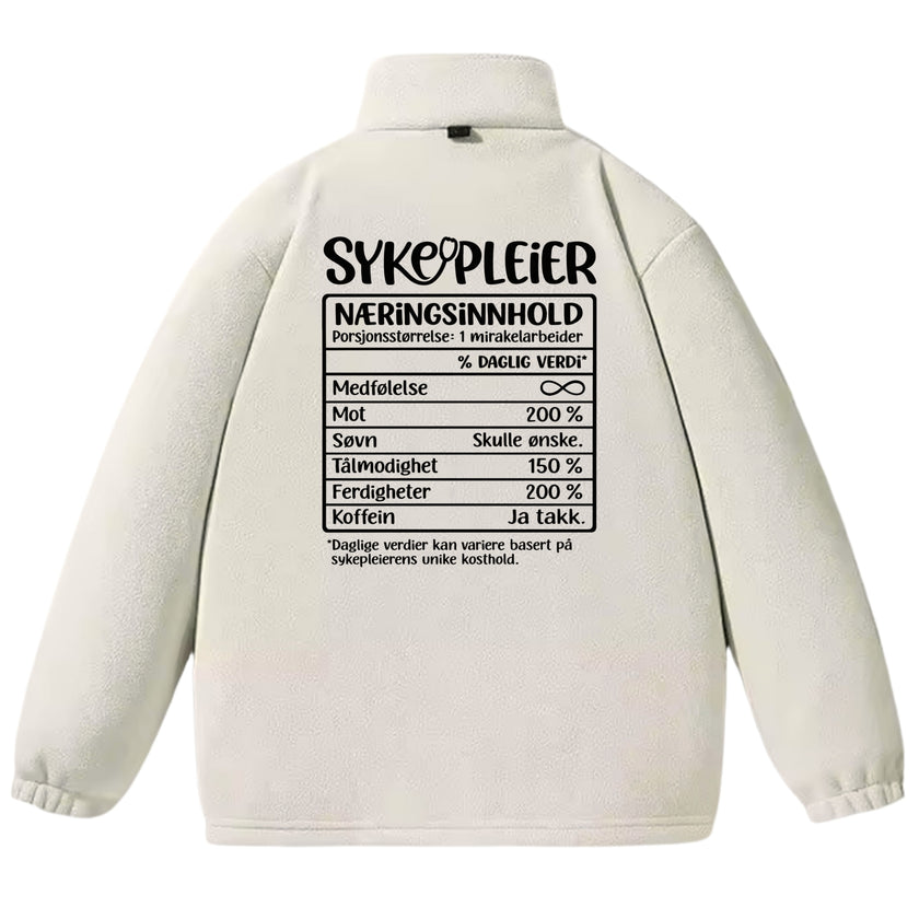 Sykepleier Nutrition - Fleecejakke