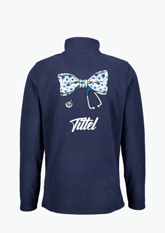 Blue Bow - Fleecejakke