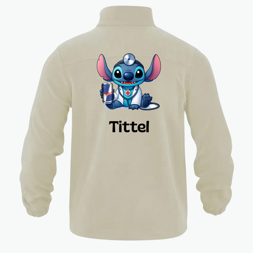 Utgående Fleecejakke med personlig trykk - Valgfritt Design