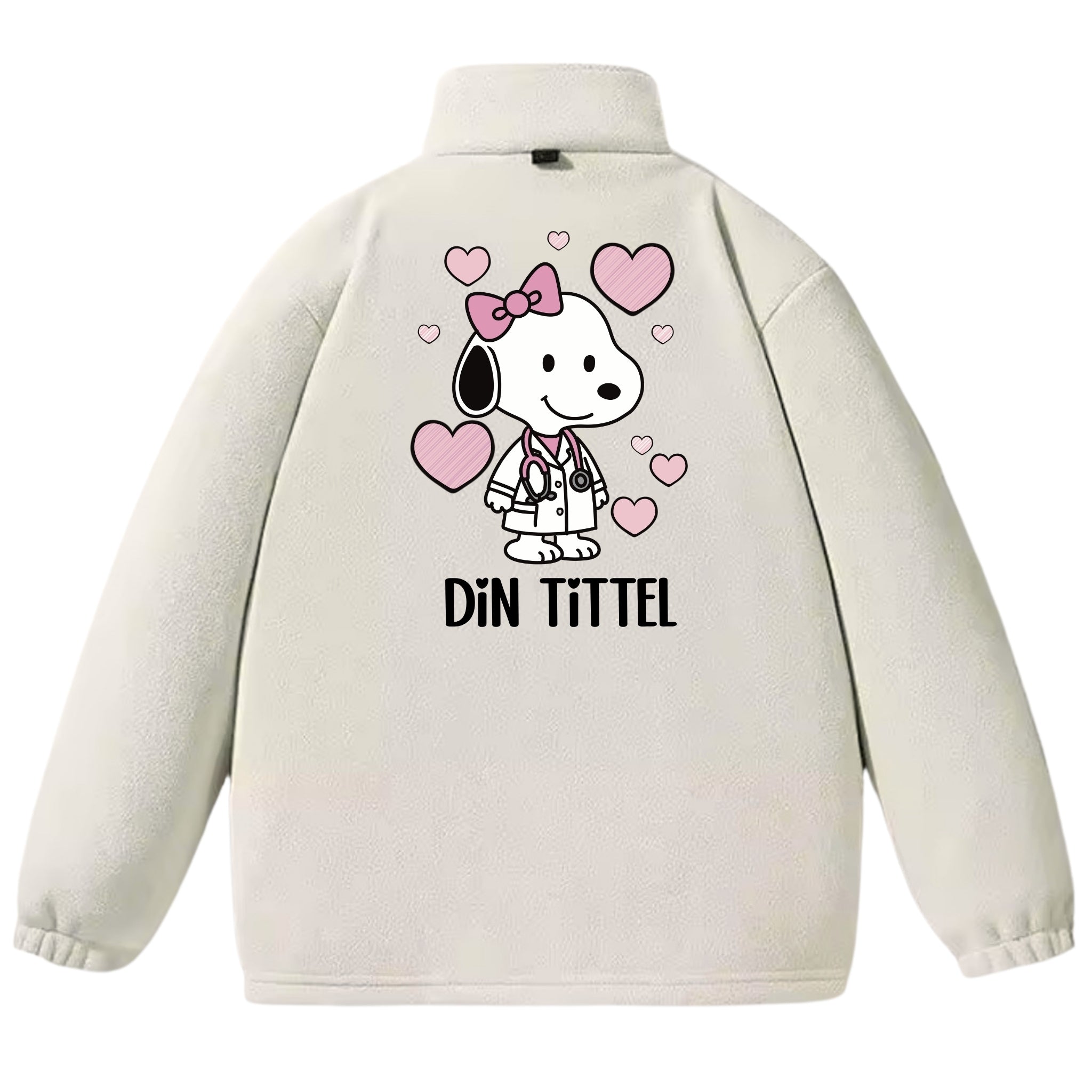 Snoopy Girl - Fleecejakke med personlig trykk