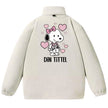 Snoopy Girl - Fleecejakke med personlig trykk