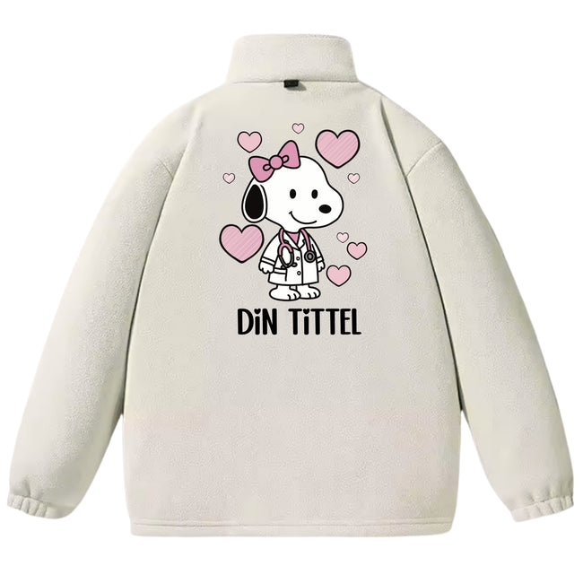 Snoopy Girl - Fleecejakke med personlig trykk