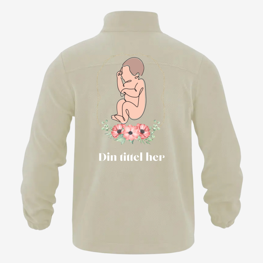 Utgående Fleecejakke med personlig trykk - Valgfritt Design
