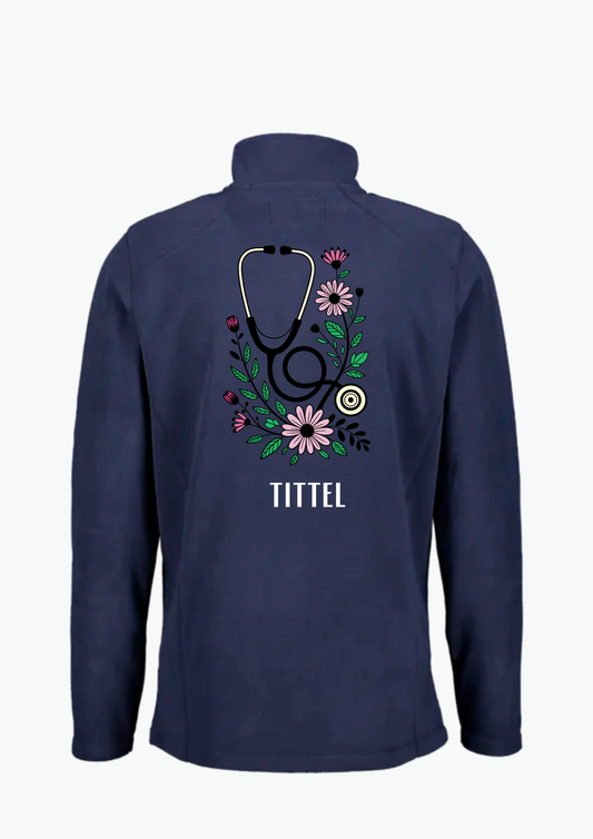 🌸 Floral - Fleecejakke