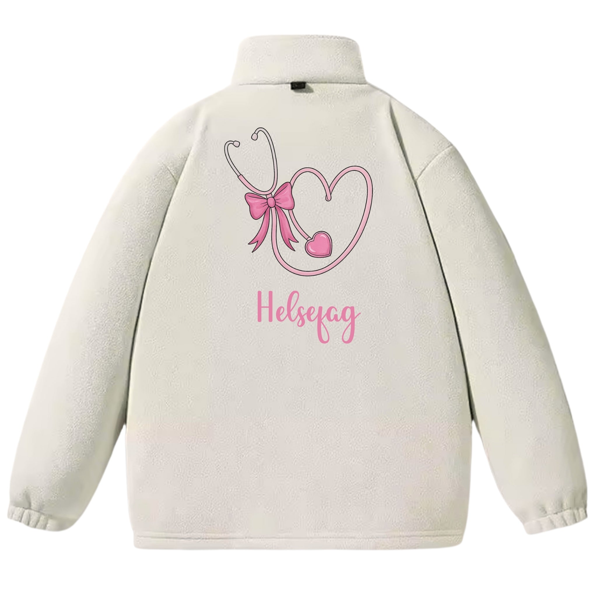 Cutie stetoskop  – Fleecejakke med personlig trykk