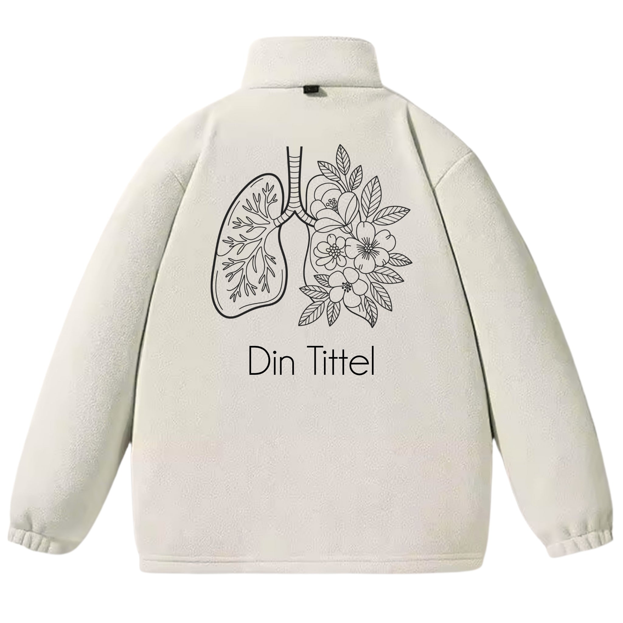 Breathe – Fleecejakke med personlig design