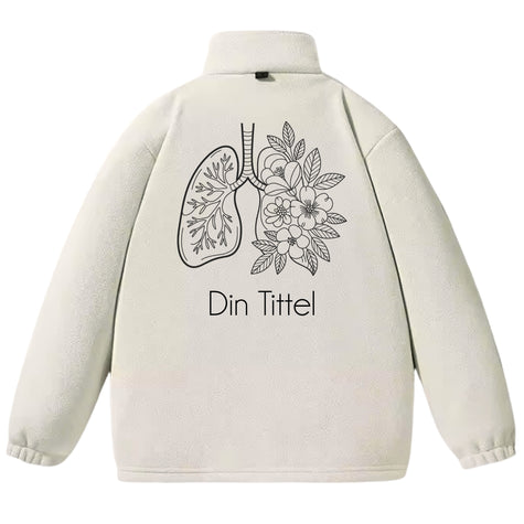 Breathe – Fleecejakke med personlig design