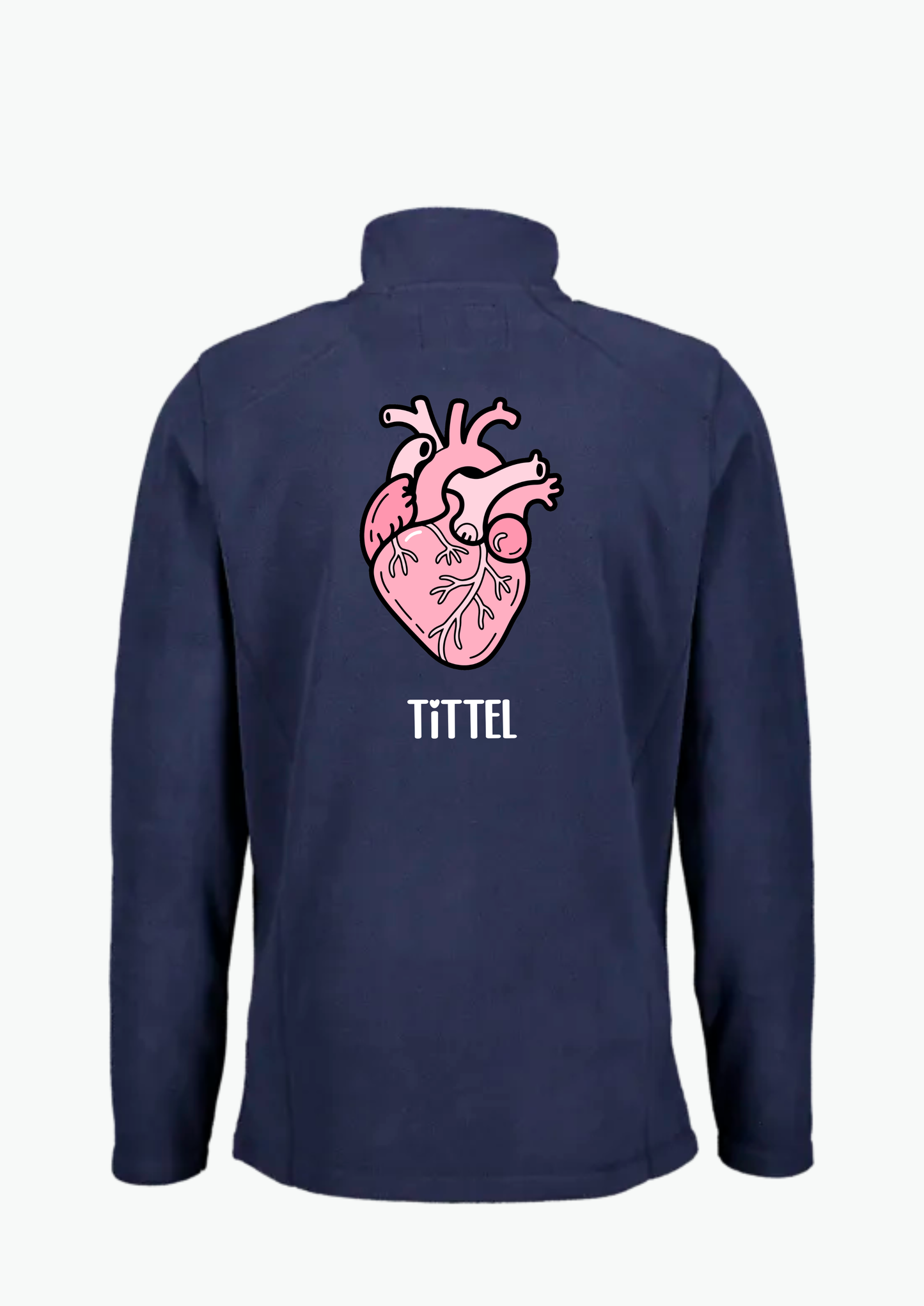 💗 “Anatomical Heart” Fleecejakke