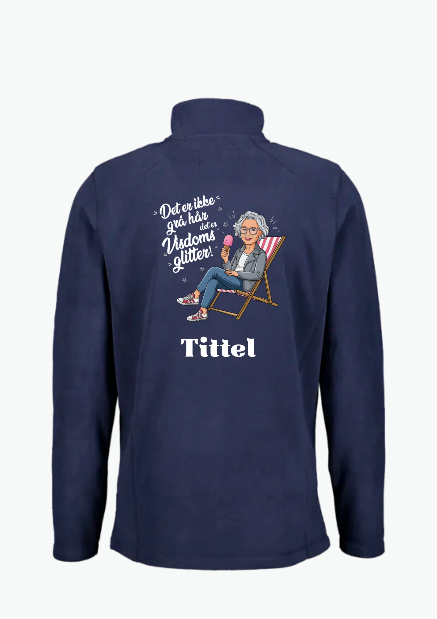 Visdomsglitter - Fleecejakke