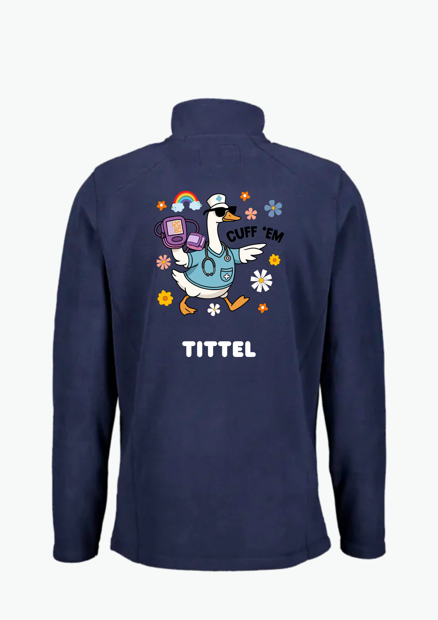 🦢 “Cuff ’Em” Fleecejakke