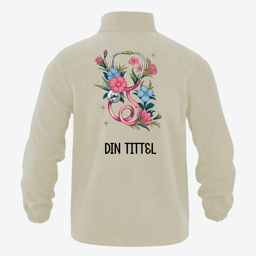 Utgående Fleecejakke med personlig trykk - Valgfritt Design