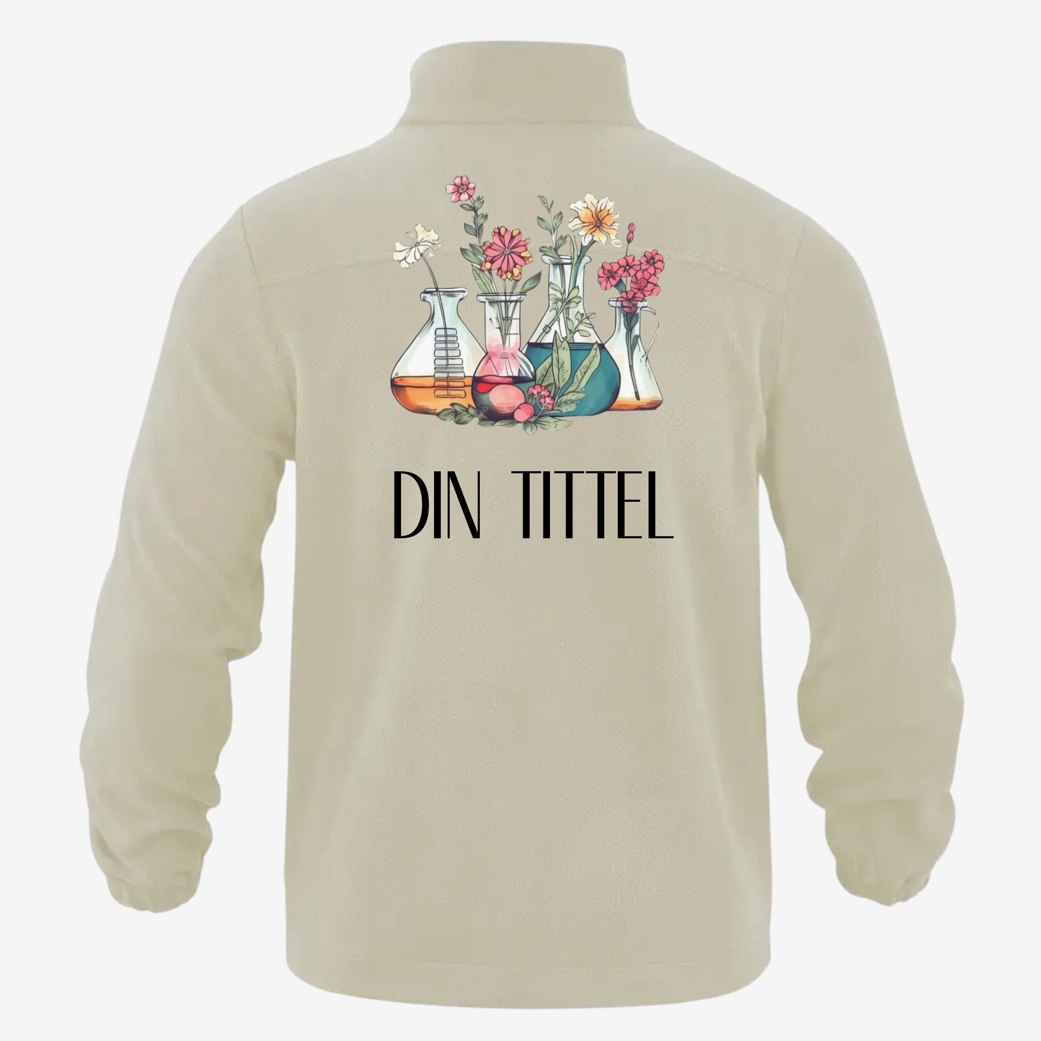 Utgående Fleecejakke med personlig trykk - Valgfritt Design