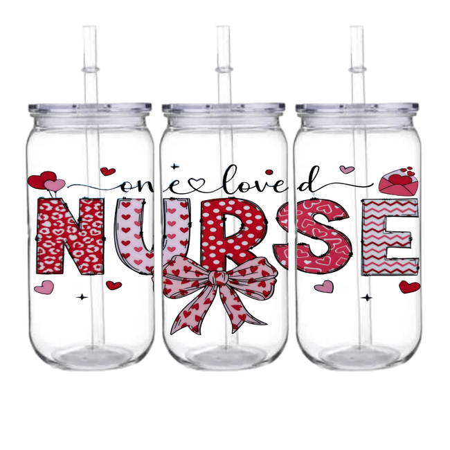 One Loved Nurse - UV-DTF sticker