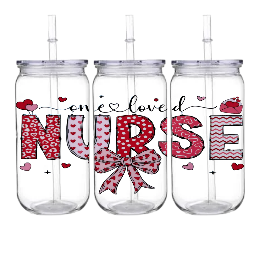 One Loved Nurse - UV-DTF sticker