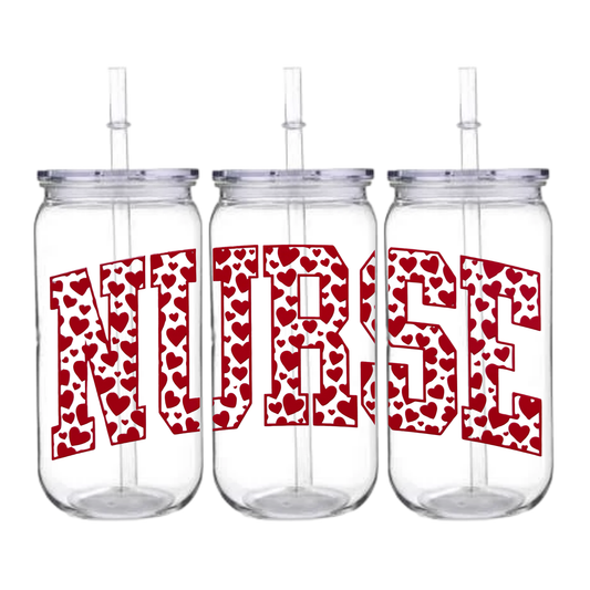 Just Hearts - Snowglobe tumbler