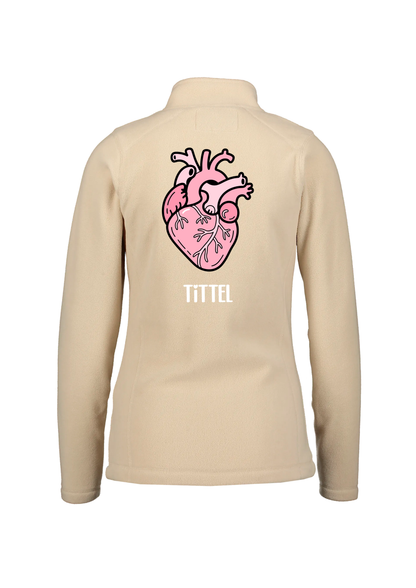 💗 “Anatomical Heart” Fleecejakke