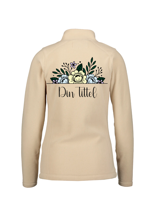 Half a flower - Fleecejakke