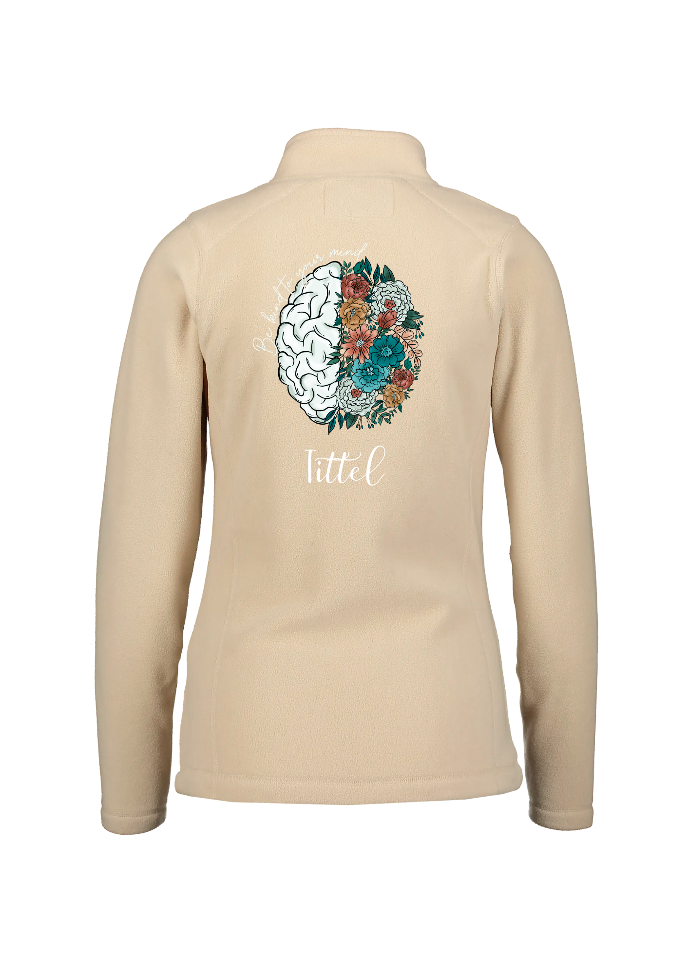 🧠 “Be Kind to Your Mind” Fleecejakke