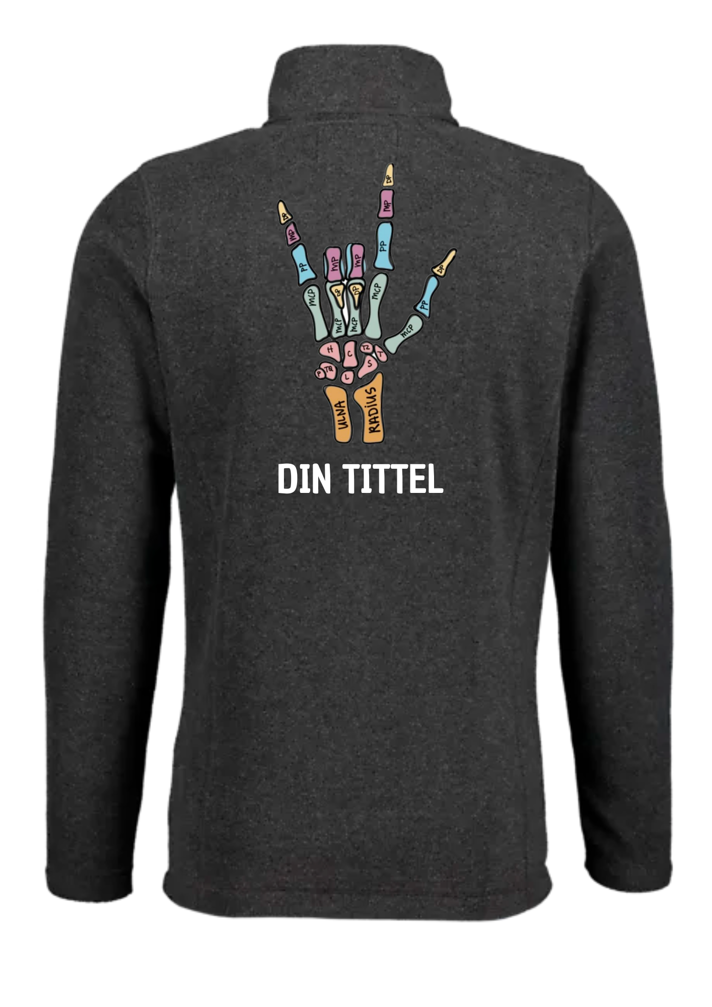 RockBone - Fleecejakke for menn