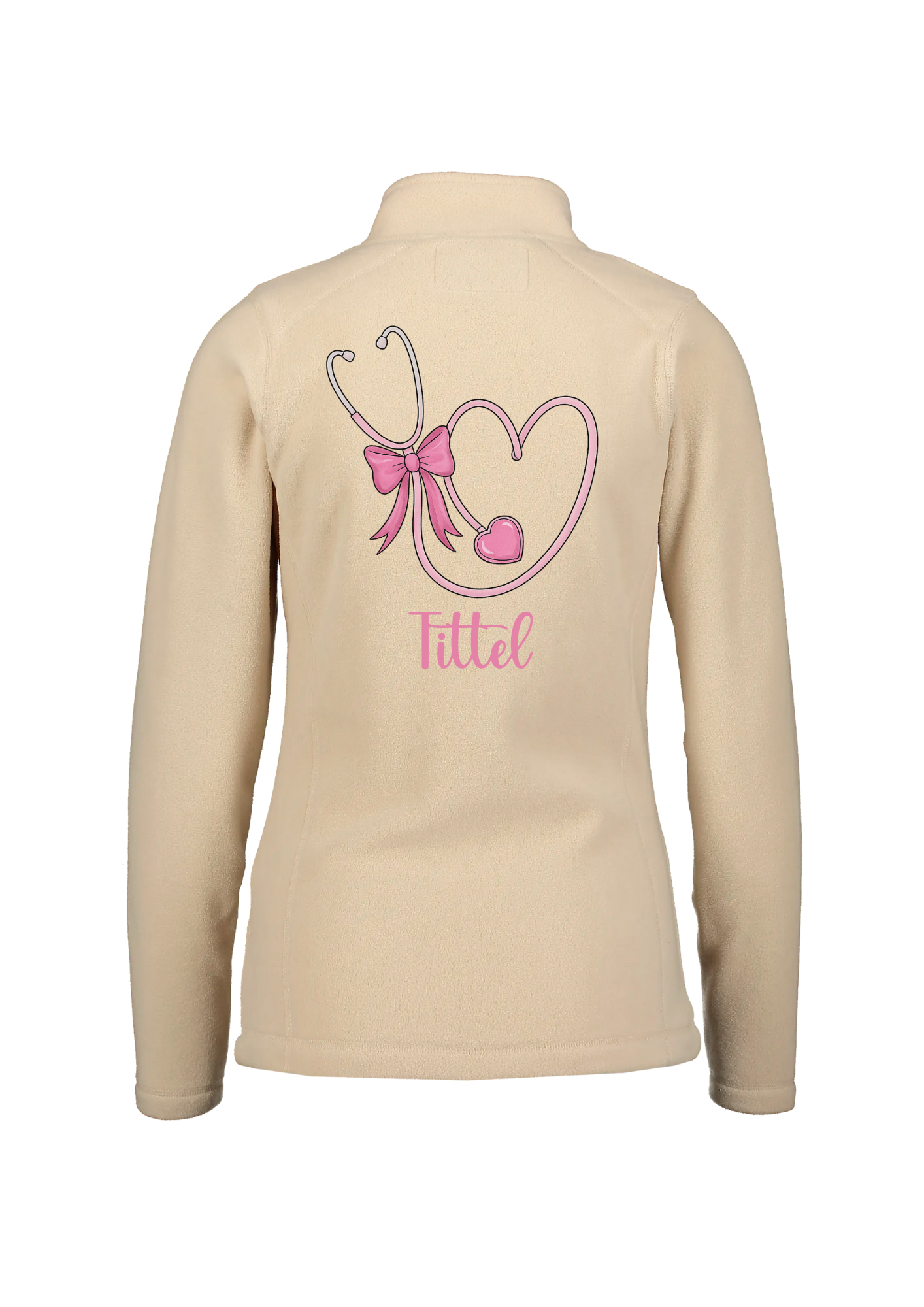 💗 Pink Heart – Fleecejakke