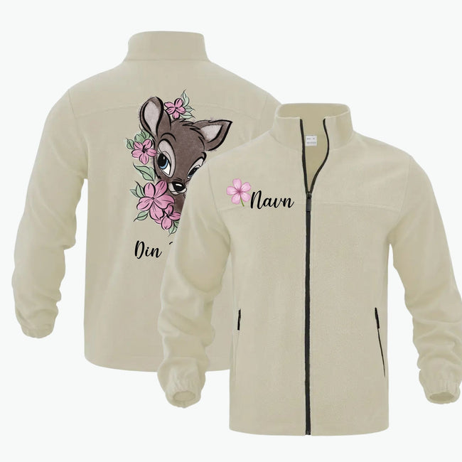 Bambi - Fleeecejakke med personlig trykk
