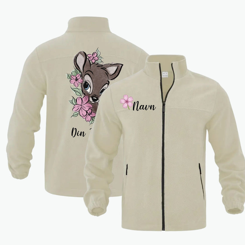 Bambi - Fleeecejakke med personlig trykk