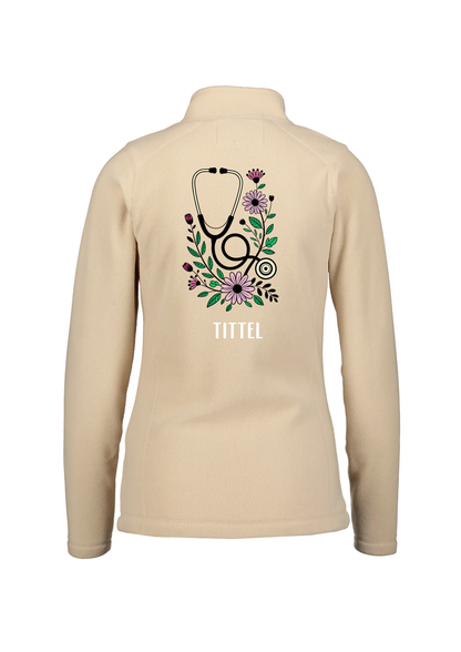 🌸 Floral - Fleecejakke