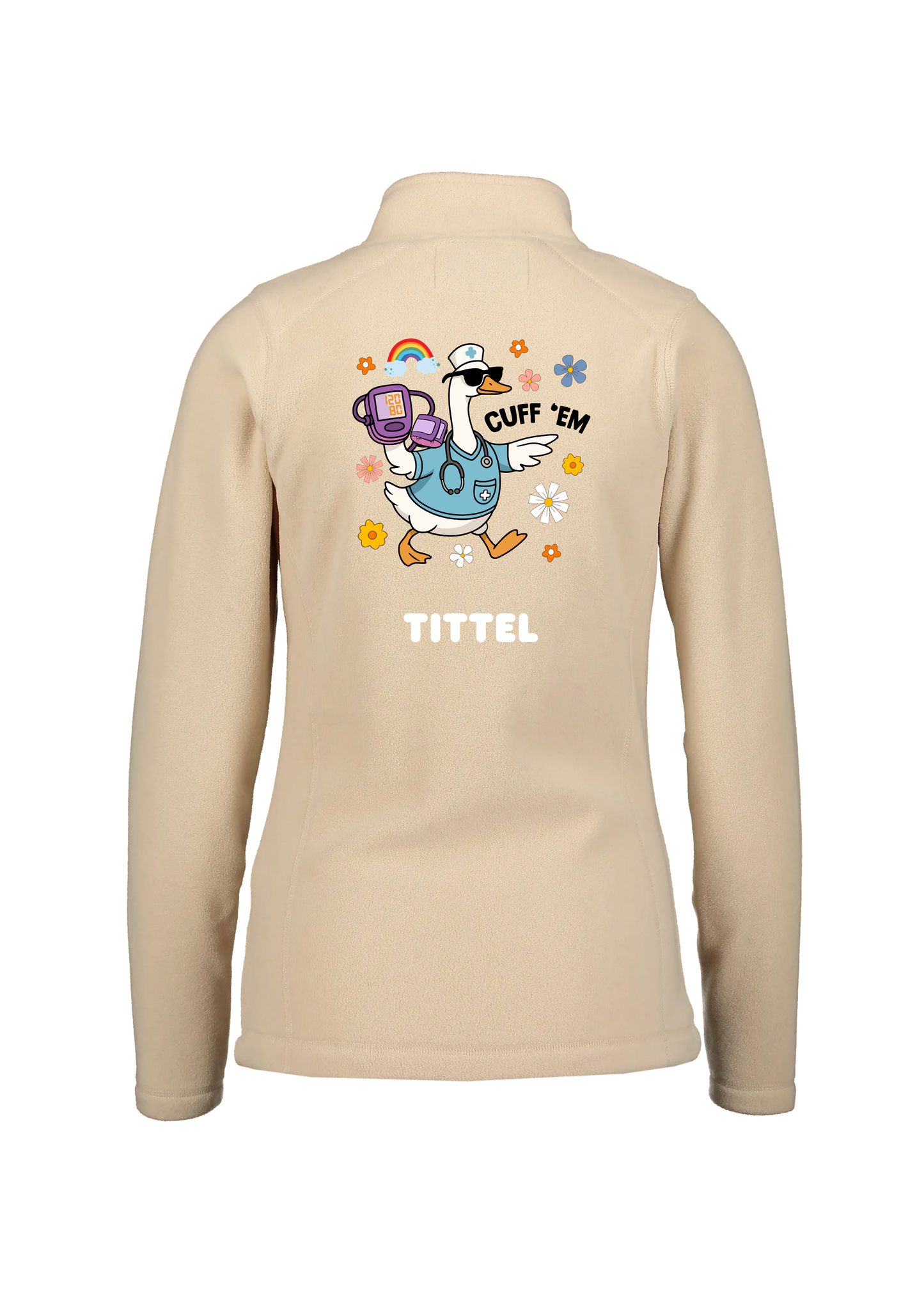 🦢 “Cuff ’Em” Fleecejakke