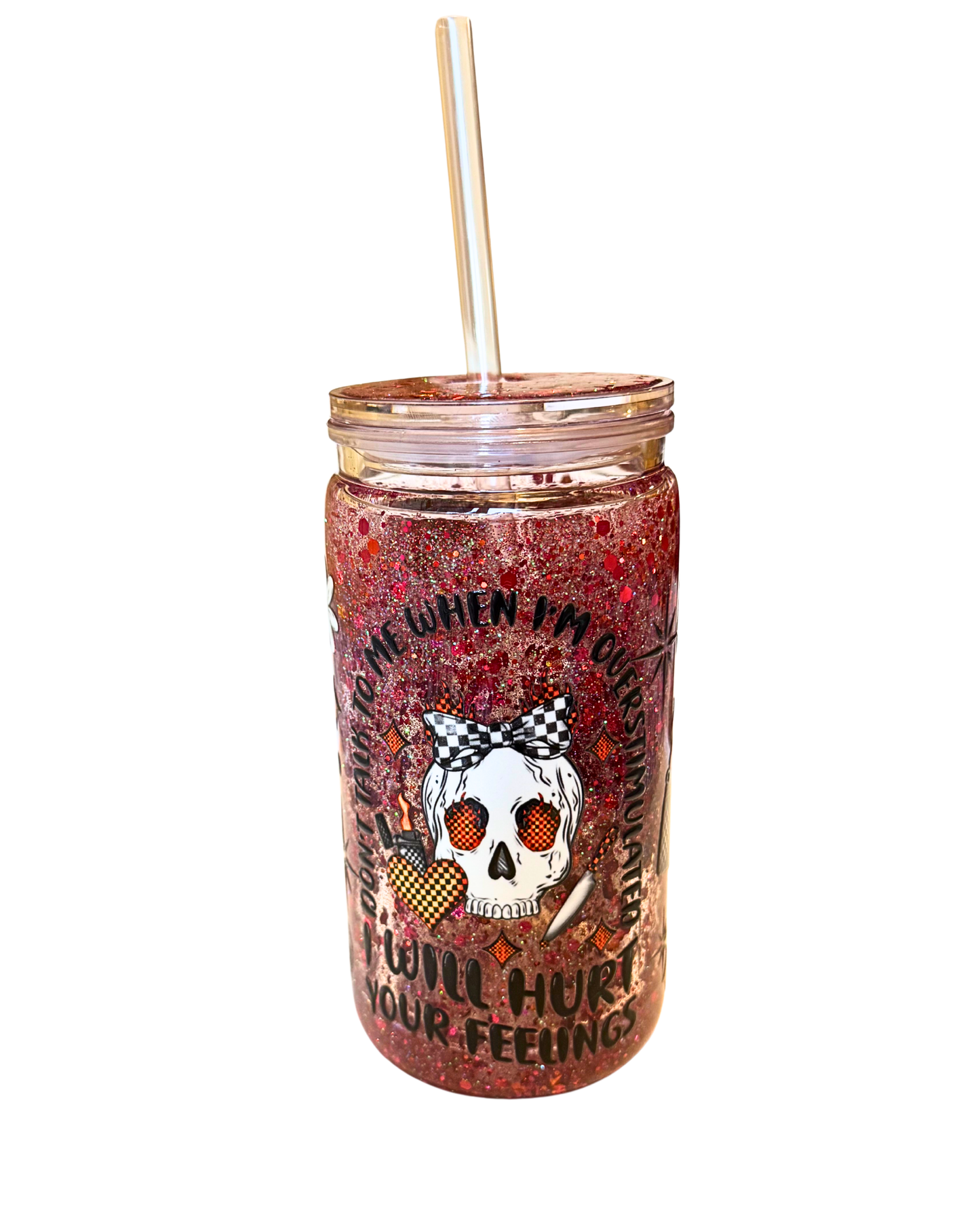 Don't talk to me - Snowglobe Tumbler