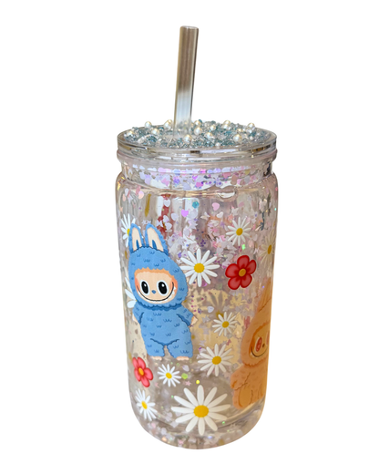 Happy Labubu - Snowglobe tumbler